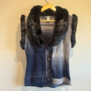 VTG Alberto Makali Faux Fur Vest